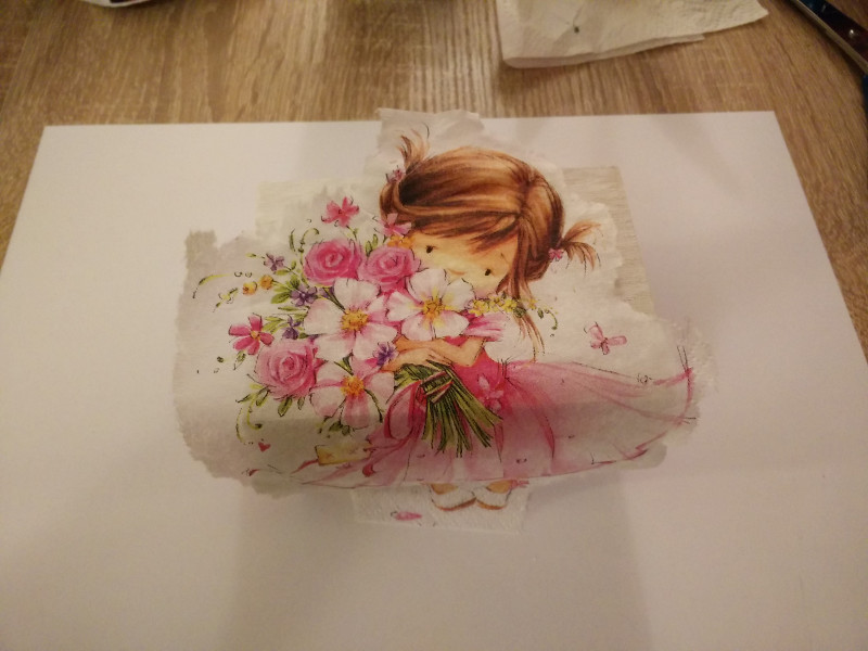 Serviette passend legen
