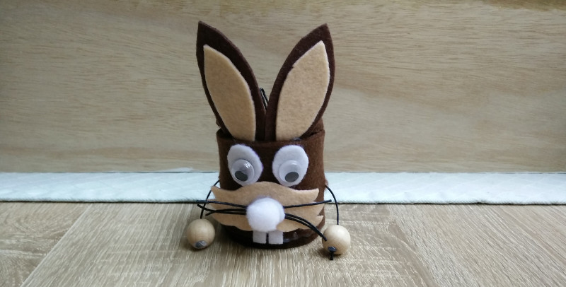 fertiger Hase aus Filz